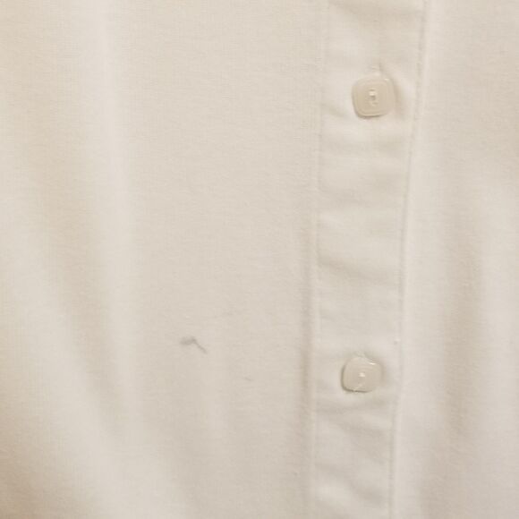 Vtg White Stag 22/24W Shirt Peach Cotton Embroidered Dragonfly Built In Tank Top - Picture 6 of 11